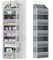 Over-The-Door Storage Organizer – Hanging Organizer with 5 Large Pockets & 10 Mesh Side Compartments for Closet, Bathroom & Bedroom